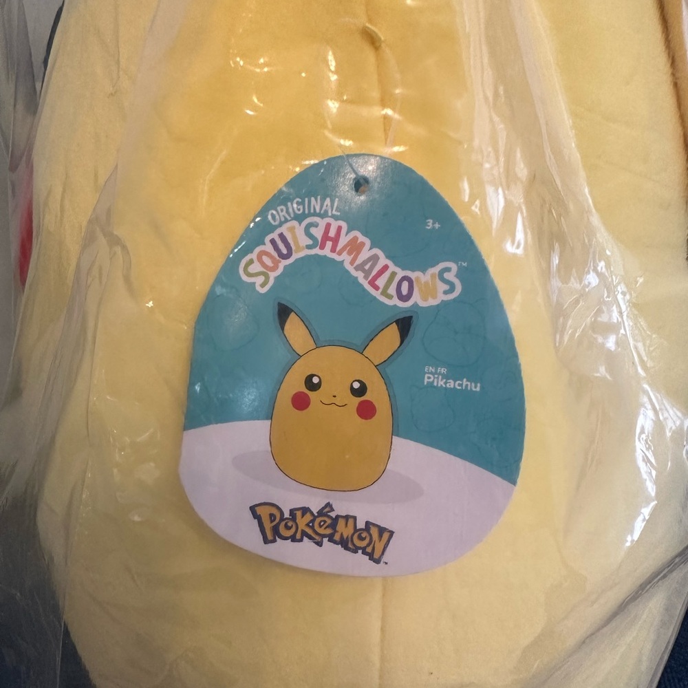Squishmallows Pokemon 14” Pikachu Plush NWT - Picture 5 of 5
